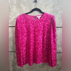 Charter Club XL Pink Long Sleeve Top